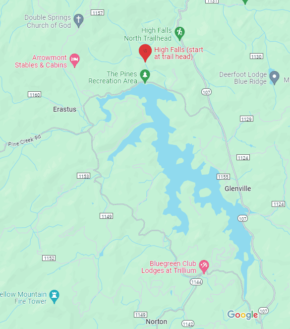 High Falls Dam Release